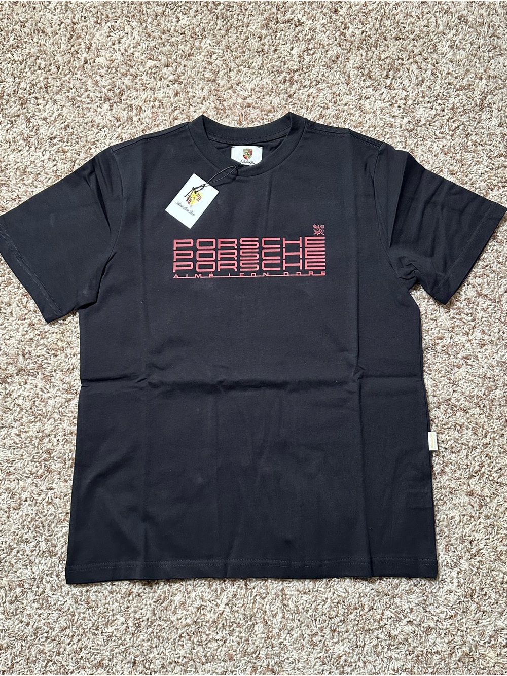 Aime Leon Dore Porsche Racing Shirt Black